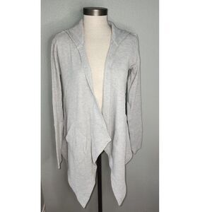 Retro-ology Women's Grey Hooded Cardigan Size M